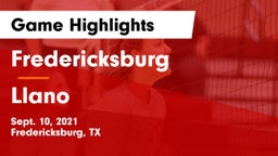 Fredericksburg  vs Llano  Game Highlights - Sept. 10, 2021