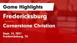 Fredericksburg  vs Cornerstone Christian  Game Highlights - Sept. 14, 2021