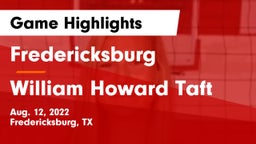 Fredericksburg  vs William Howard Taft  Game Highlights - Aug. 12, 2022