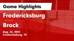 Fredericksburg  vs Brock  Game Highlights - Aug. 26, 2022