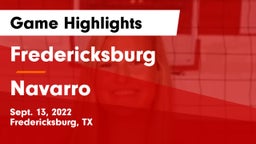 Fredericksburg  vs Navarro  Game Highlights - Sept. 13, 2022