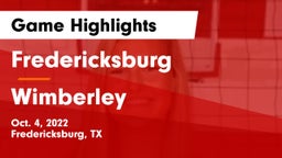 Fredericksburg  vs Wimberley  Game Highlights - Oct. 4, 2022