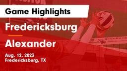 Fredericksburg  vs Alexander  Game Highlights - Aug. 12, 2023