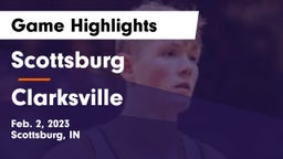 Scottsburg  vs Clarksville  Game Highlights - Feb. 2, 2023