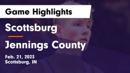 Scottsburg  vs Jennings County  Game Highlights - Feb. 21, 2023