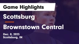 Scottsburg  vs Brownstown Central  Game Highlights - Dec. 8, 2023