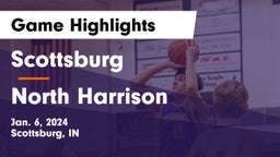 Scottsburg  vs North Harrison  Game Highlights - Jan. 6, 2024