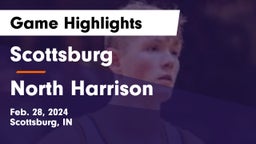 Scottsburg  vs North Harrison  Game Highlights - Feb. 28, 2024