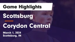 Scottsburg  vs Corydon Central  Game Highlights - March 1, 2024
