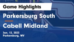 Parkersburg South  vs Cabell Midland  Game Highlights - Jan. 12, 2023