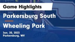 Parkersburg South  vs Wheeling Park Game Highlights - Jan. 20, 2023