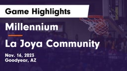 Millennium   vs La Joya Community  Game Highlights - Nov. 16, 2023