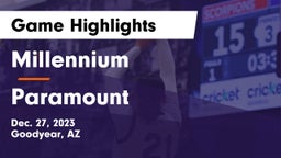 Millennium   vs Paramount  Game Highlights - Dec. 27, 2023