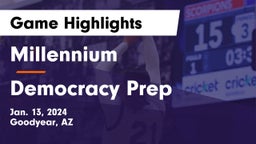 Millennium   vs Democracy Prep Game Highlights - Jan. 13, 2024