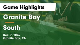 Granite Bay  vs South  Game Highlights - Dec. 7, 2023