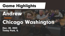 Andrew  vs Chicago Washington Game Highlights - Dec. 20, 2023