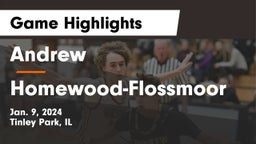 Andrew  vs Homewood-Flossmoor  Game Highlights - Jan. 9, 2024