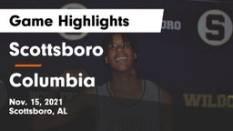 Scottsboro  vs Columbia Game Highlights - Nov. 15, 2021