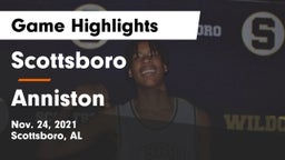 Scottsboro  vs Anniston  Game Highlights - Nov. 24, 2021