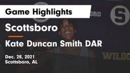Scottsboro  vs Kate Duncan Smith DAR  Game Highlights - Dec. 28, 2021