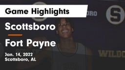 Scottsboro  vs Fort Payne  Game Highlights - Jan. 14, 2022