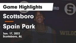 Scottsboro  vs Spain Park  Game Highlights - Jan. 17, 2022