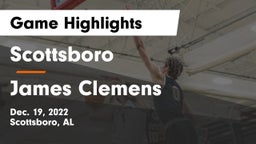 Scottsboro  vs James Clemens  Game Highlights - Dec. 19, 2022