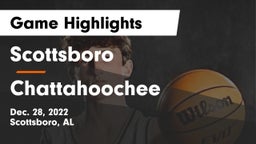 Scottsboro  vs Chattahoochee  Game Highlights - Dec. 28, 2022