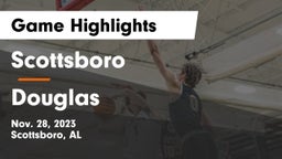 Scottsboro  vs Douglas  Game Highlights - Nov. 28, 2023