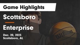 Scottsboro  vs Enterprise  Game Highlights - Dec. 20, 2023
