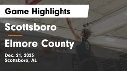 Scottsboro  vs Elmore County  Game Highlights - Dec. 21, 2023