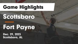Scottsboro  vs Fort Payne  Game Highlights - Dec. 29, 2023