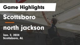 Scottsboro  vs north jackson Game Highlights - Jan. 2, 2024