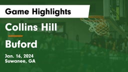 Collins Hill  vs Buford  Game Highlights - Jan. 16, 2024