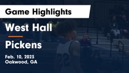 West Hall  vs Pickens  Game Highlights - Feb. 10, 2023