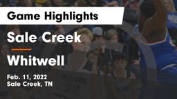 Sale Creek  vs Whitwell  Game Highlights - Feb. 11, 2022