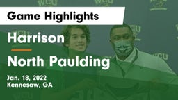 Harrison  vs North Paulding  Game Highlights - Jan. 18, 2022