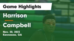 Harrison  vs Campbell  Game Highlights - Nov. 20, 2023