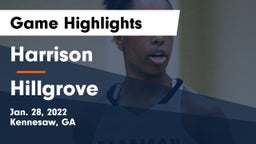Harrison  vs Hillgrove  Game Highlights - Jan. 28, 2022