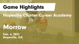 Hapeville Charter Career Academy vs Morrow  Game Highlights - Feb. 6, 2022