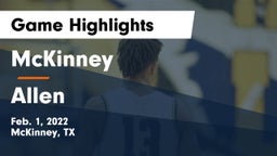 McKinney  vs Allen  Game Highlights - Feb. 1, 2022