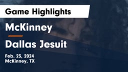 McKinney  vs Dallas Jesuit  Game Highlights - Feb. 23, 2024