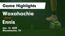 Waxahachie  vs Ennis  Game Highlights - Jan. 14, 2020