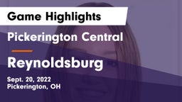 Pickerington Central  vs Reynoldsburg  Game Highlights - Sept. 20, 2022