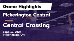 Pickerington Central  vs Central Crossing  Game Highlights - Sept. 30, 2022