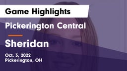 Pickerington Central  vs Sheridan  Game Highlights - Oct. 3, 2022