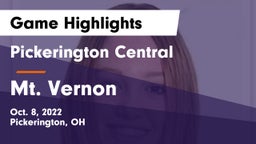 Pickerington Central  vs Mt. Vernon  Game Highlights - Oct. 8, 2022