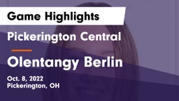 Pickerington Central  vs Olentangy Berlin  Game Highlights - Oct. 8, 2022