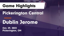 Pickerington Central  vs Dublin Jerome  Game Highlights - Oct. 29, 2022