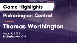 Pickerington Central  vs Thomas Worthington  Game Highlights - Sept. 9, 2023